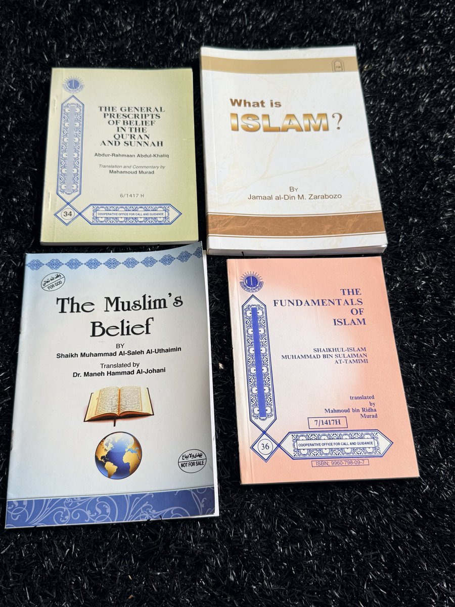 realHazeezat's tweet photo. Please repost Dan Allah 🙏

With ₦12,000, you can get all the books in Frame 1, and with ₦15,000, you can get all the books in Slide 2.

These beneficial Islamic books are a beautiful way to deepen your understanding of the Deen. As Muslims, seeking knowledge is important, and these books are a valuable source of guidance and reflection.

They also make thoughtful gifts for loved ones, a meaningful form of sadaqah, and are perfect for reverts who are beginning their journey in Islam.

Gift box packaging is also available upon request for a fee.