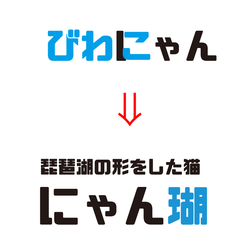 linkdou's tweet photo. "びわにゃん"　から　"にゃん瑚"　に
名称を変えました #びわにゃん　#にゃん瑚 https://t.co/j637U7mc8t
