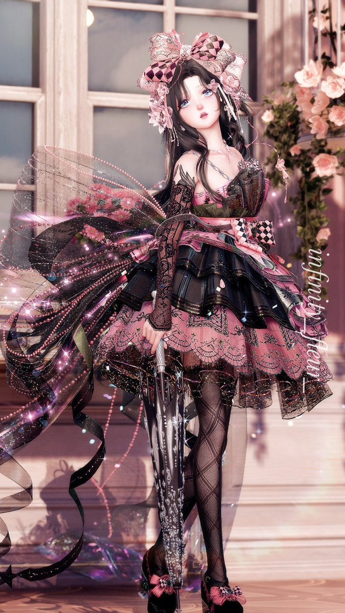infinity_fleur_'s tweet photo. ────୨ৎ────
🩷🖤

Game: @InfinityNikkiEN 
────୨ৎ────
#infoldgame #infinitynikki #infinitynikkiphoto #infinitynikkioutfit https://t.co/q8WWSLwueG