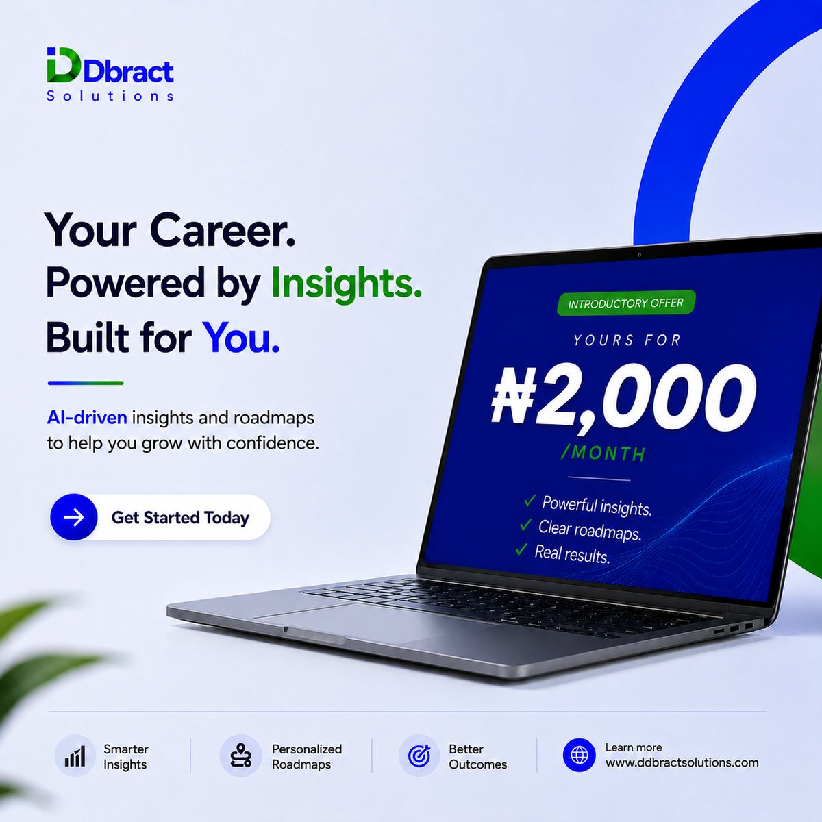 ddbract_com's tweet photo. With our Career Assessment tool we help you make smarter career decisions through AI-powered insights, personalized roadmaps, and practical guidance designed for real results.

Starting from just ₦2,000/month

🚀 Get started today.
link: https://t.co/7ZLrtRQHFW https://t.co/4BllILRcZv