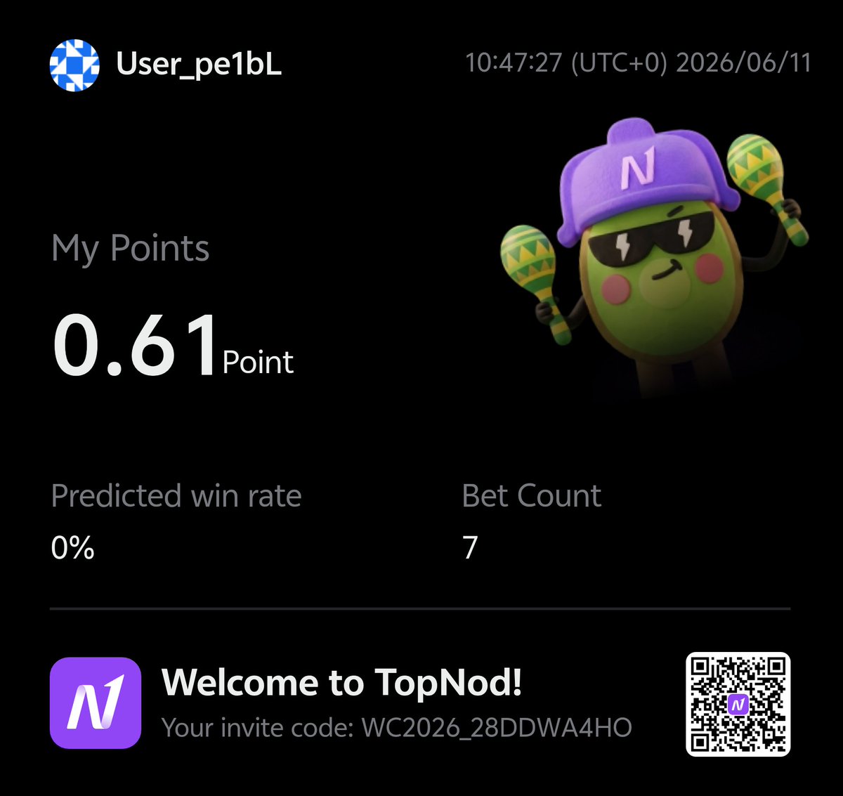 moonsiam455's tweet photo. #TopNodMillionCup Just joined the @Top_nod Million Cup 🏆
Predicting World Cup matches to earn my share of $1,000,000.
Free to play — link below 👇
https://t.co/nHQqZN55Ba
#TopNodMillionCup https://t.co/lJIci0Ytxu