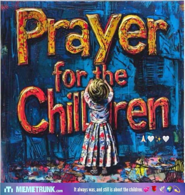 PhilomenaGrady's tweet photo. 🤍✨PRAYER FOR THE CHILDREN ✨🤍

Never forget why we started. 
It always was, and still is about the children.

💞🌹🕊🌍💫 https://t.co/4wgXN8VDE7