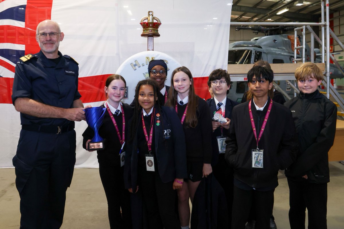 HMSsultan's tweet photo. Over 260 young engineers spent the day at HMS Sultan for #SULSTEMIC, flying drones, building ships, and exploring the science behind national defence and industry. Inspiring the engineers and scientists of tomorrow, today. @RoyalNavy #STEM #AwEsoME https://t.co/8qx1C2cvib