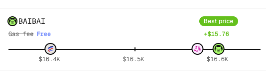 baibai_cx's tweet photo. AMM ←────────→ PropAMM

Same swap.
Better price.
+$15.76. https://t.co/7MtG5ey7nB