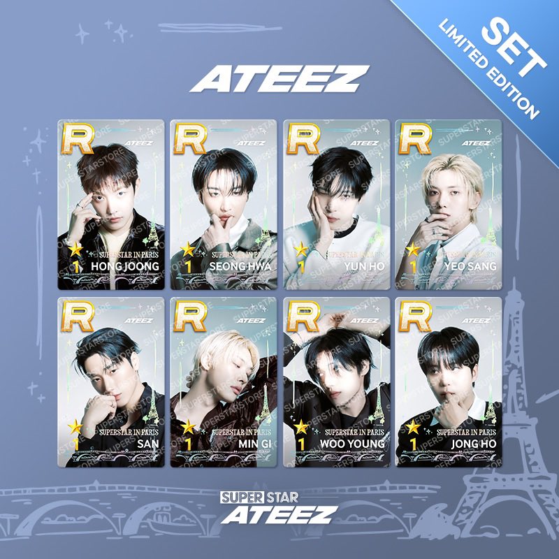 wntrxsnows's tweet photo. open proxy superstar ateez in paris 
(ini ada real video aslinya, cantik bgt gaes) 

HARGA BERSIH INA 🇮🇩
❌packing, ongkir lokal, adm oren ❌ 

💰 340K/ea 
🗓️ est arrived INA 22 JULY 2026 
⭕️ HJ YS SAN  
❌ SH YH MG WY JH https://t.co/9xHfQq2Oo1