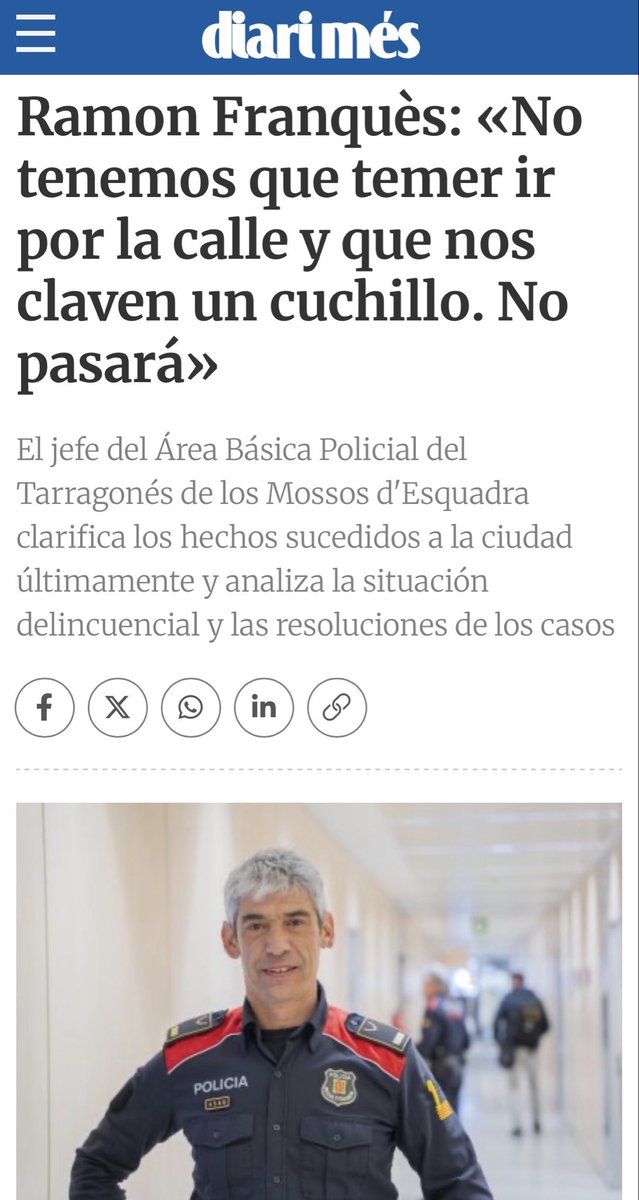 VOX_Cataluna's tweet photo. 🔴 Que le pregunten al joven al que ayer hirió con dos cuchillos de cocina este MAGREBÍ si empieza a ser o no probable que te claven un cuchillo por la calle en Cataluña.

La inseguridad no es una sensación, es una REALIDAD. https://t.co/2XIjy5AWJi