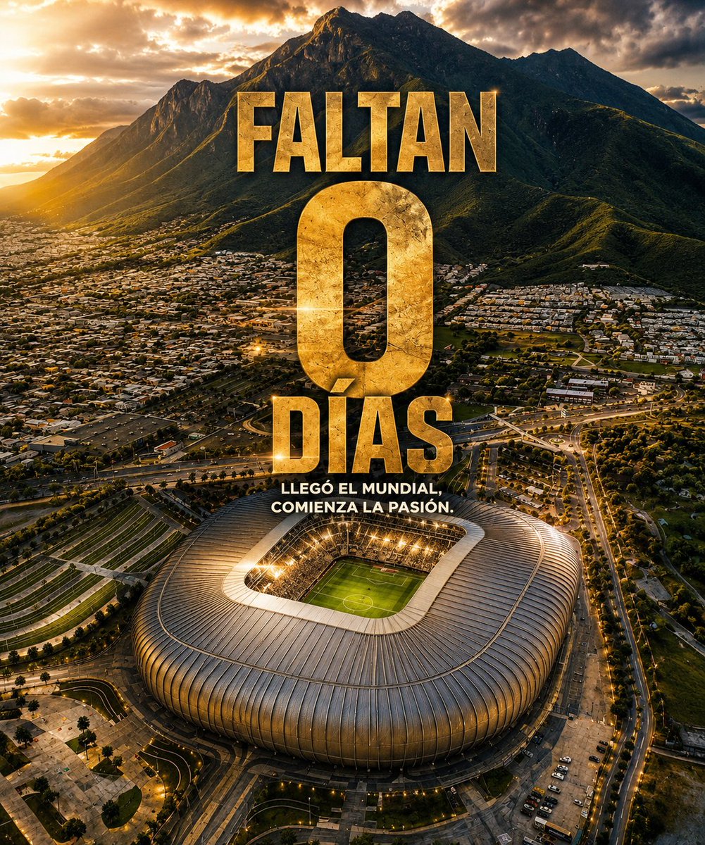 nelvaldez's tweet photo. ¡BUENOS DÍAS MONTERREY! #FelizJueves, comienzo del mundial, !que nos vaya bien a todos! 🤠😎⚽️ https://t.co/c5ojQRBKga