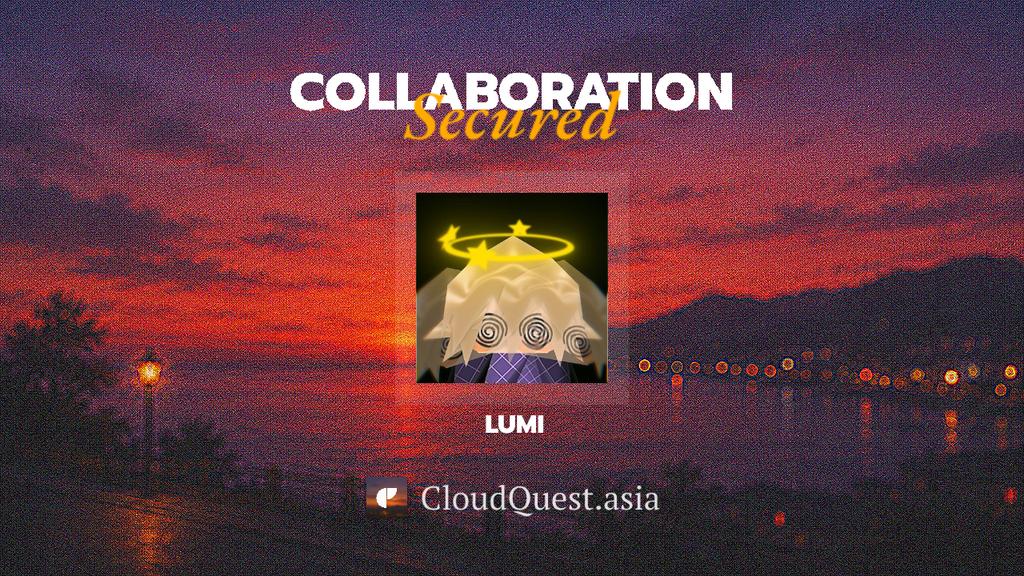 CloudQuestID's tweet photo. 𝗖𝗹𝗼𝘂𝗱𝗤𝘂𝗲𝘀𝘁 𝗣𝗿𝗼𝘂𝗱𝗹𝘆 𝗖𝗼𝗹𝗹𝗮𝗯𝗼𝗿𝗮𝘁𝗶𝗼𝗻 𝘄𝗶𝘁𝗵 𝗟𝘂𝗺𝗶 🤳🏻

Senang bisa berkolaborasi dengan @wherelumi untuk menghadirkan peluang baru untuk komunitas kami

We now Secured WL &amp; FCFS spots for Community 🤍

Grab your chance Now!
https://t.co/OakKp6Je9w https://t.co/lAytlHwQzq