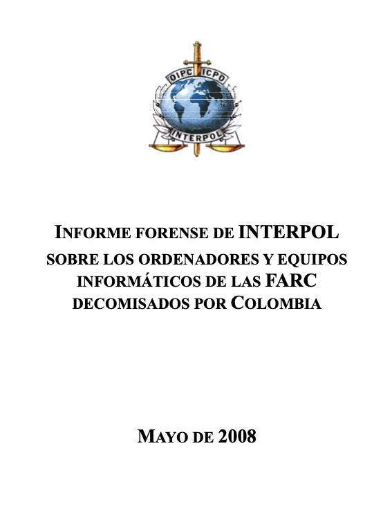 JulianFMartinez's tweet photo. La @INTERPOL_HQ dice que las 609 GB de los computadores de alias Raúl Reyes eran "documentos, imágenes y videos", no correos. El peritaje NO implica validar la exactitud del contenido, su origen ni la interpretación de los funcionarios de @AlvaroUribeVel https://t.co/QbStKwqR2N https://t.co/boIk35NtaX