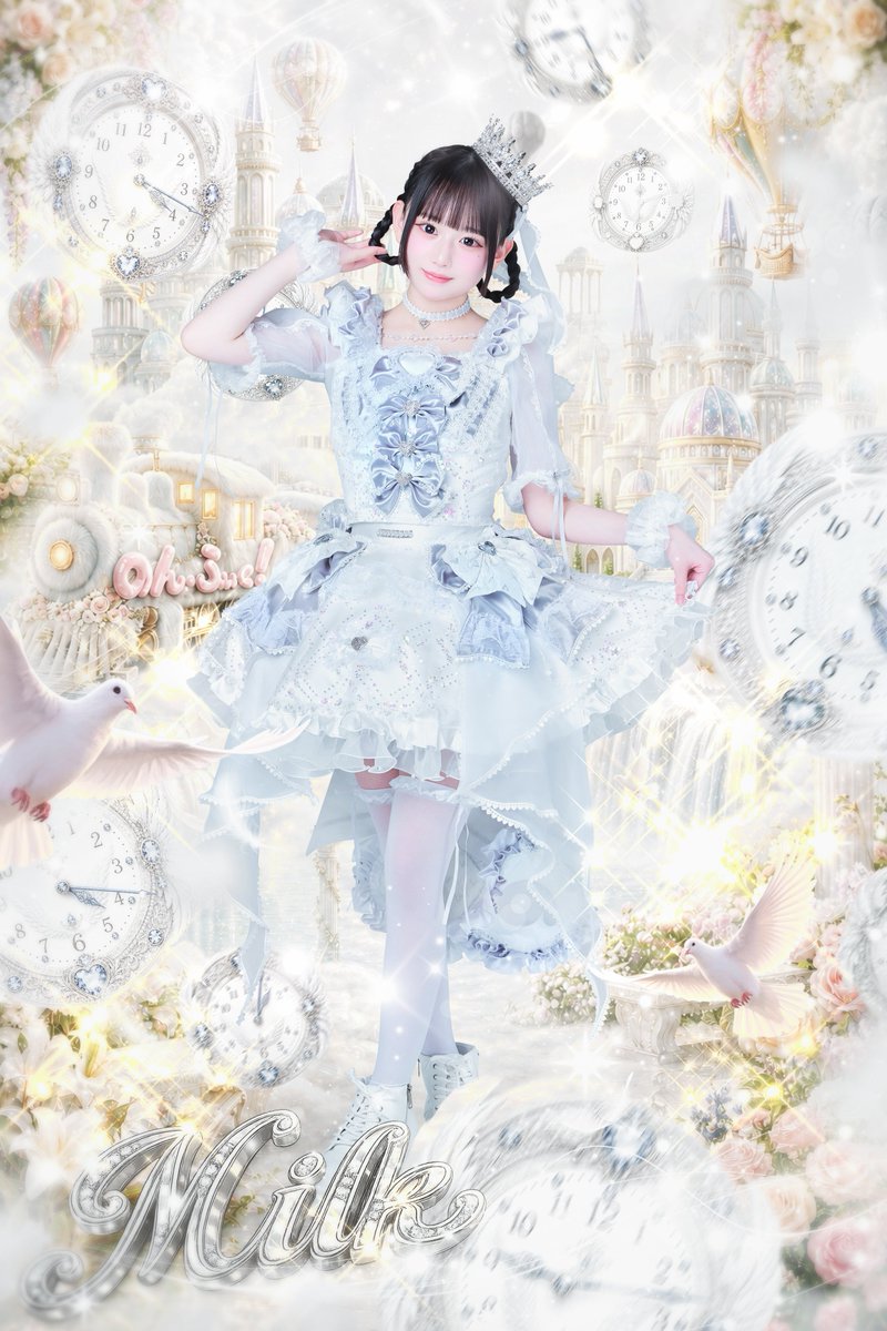 Nonfic_official's tweet photo. 【新メンバー公開】

❥砂糖みるく（さとう みるく）
❥ @Milk_nonfic
❥担当カラー 白
❥ファンネーム みるくどーなつ
❥最年少14歳

「ドーナツみたいな甘い愛ください🍩🤍」

#のんふぃく https://t.co/weOfXYOpU9
