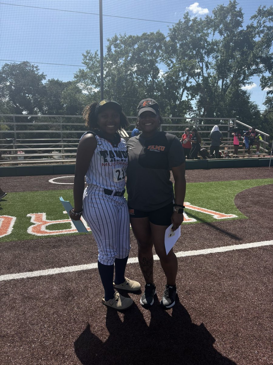 Daelyynnn's tweet photo. Back for round 2 💪🥎 Grateful for another opportunity to learn, compete, and continue chasing my goals. Great to be in the home of the SWAC CHAMPIONS🐍!!

@bbeall0628 @FAMU_Softball @TM_Szabo @SoftbalAmerica @flpgfmedia @tagupSoftball  @USASoftball @MSPtakeover  @gatorjack72 https://t.co/Nu4BSEeG22