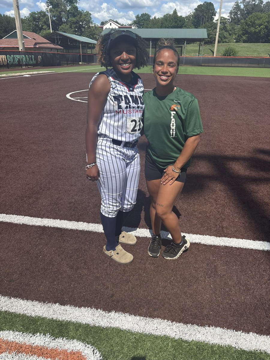 Daelyynnn's tweet photo. Back for round 2 💪🥎 Grateful for another opportunity to learn, compete, and continue chasing my goals. Great to be in the home of the SWAC CHAMPIONS🐍!!

@bbeall0628 @FAMU_Softball @TM_Szabo @SoftbalAmerica @flpgfmedia @tagupSoftball  @USASoftball @MSPtakeover  @gatorjack72 https://t.co/Nu4BSEeG22