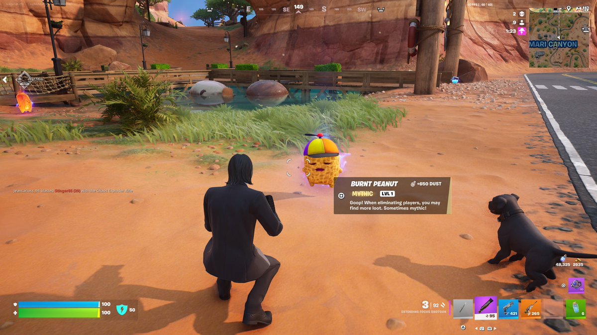 Brattel84's tweet photo. Just found him walking around #fortnite #burntpeanut #fortnitesprites https://t.co/1cUwiYBoY9