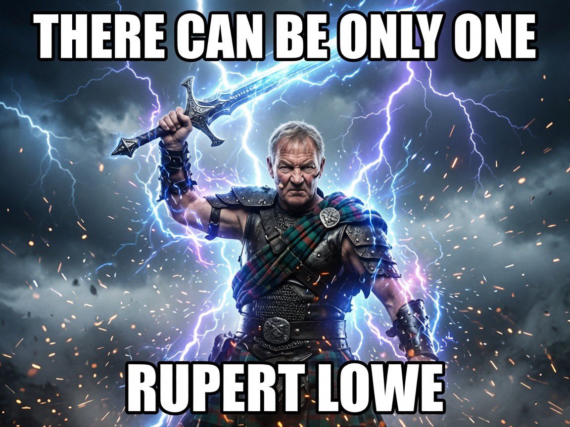 Venusbell's tweet photo. There can be only one! #AimHighVoteLowe. @RupertLowe10 @RestoreBritain #restorefamily https://t.co/KEKEuqFbAf