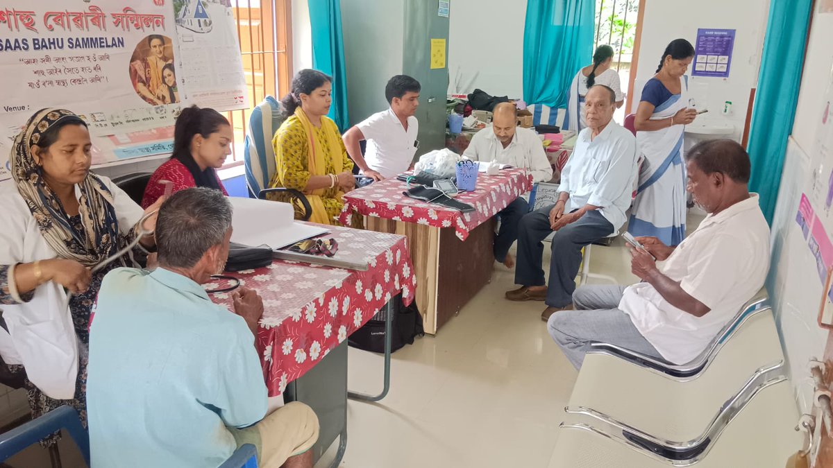 HealthGoalpara's tweet photo. #TBHaregaDeshJeetega 
Glimpses of TB screening cum Chest X-ray camp organised at Baikaitari and Tengabari AAM under Goalpara district in collaboration with Sanjeevan-VHOP in connection with 100 days TB campaign.
@himantabiswa @TheAshokSinghal @MoHFW_INDIA @nhm_assam https://t.co/PEFsER2p8j