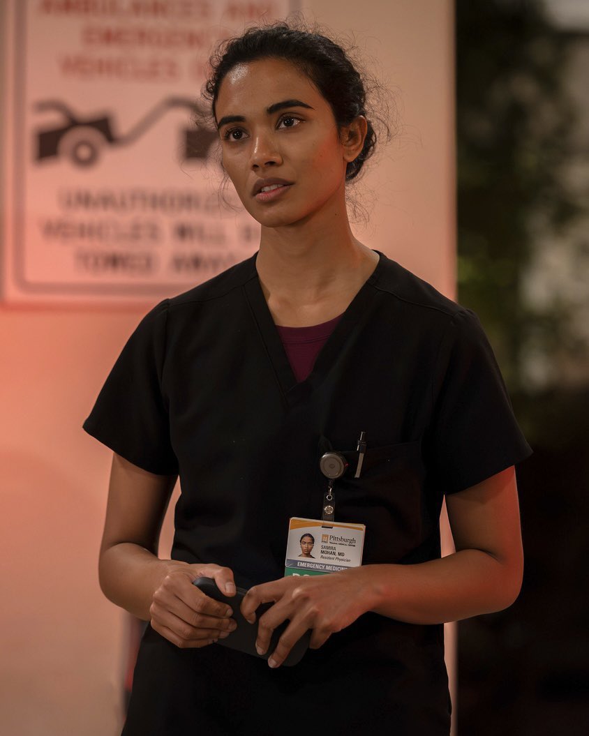 supriyafiles's tweet photo. "I'm so grateful for the support—there were so many people who really loved her. But all good things come to an end. That's the thing that saddens me the most. I'm losing this community of people who loved her and saw a part of themselves in her." – Supriya on exiting #ThePitt 🩷 https://t.co/0dYenoz5Id