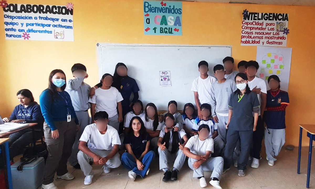 dpsmorona's tweet photo. #MSPEnTerritorio | 📍Personal del Centro de Salud Patuca visitó la Unidad Educativa Héroes del Cenepa, donde desarrollaron un taller de sensibilización sobre el bullying dirigido a estudiantes, fomentando el respeto, la empatía y la sana convivencia dentro de la institución. https://t.co/nsm1MqwuTm
