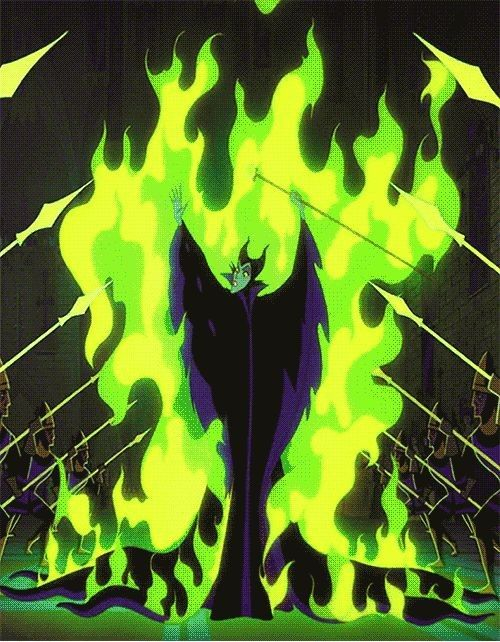reminiscinbby's tweet photo. green is the color of evil in disney https://t.co/t3PUVceRL1
