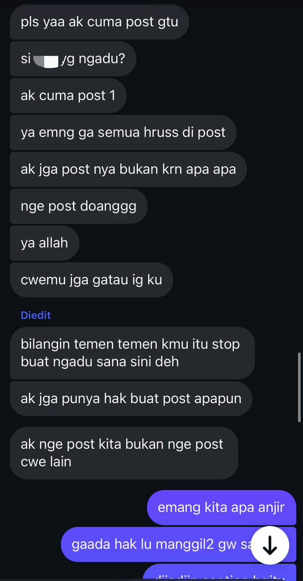 harihtls's tweet photo. mntn gwe ngepost gw di sgnya, pas gw tegor malah bilang begini https://t.co/1is6I3fEZR