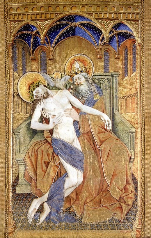 RamellaUgo's tweet photo. Robert Campin 1370 1444 Trinità https://t.co/EvD6ASW6I5