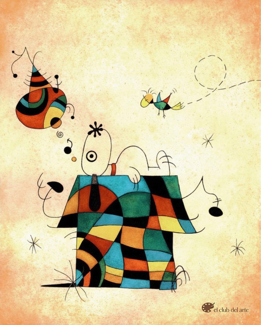 Arteymas_'s tweet photo. Snoopy Miró https://t.co/jlYDpfPDxC