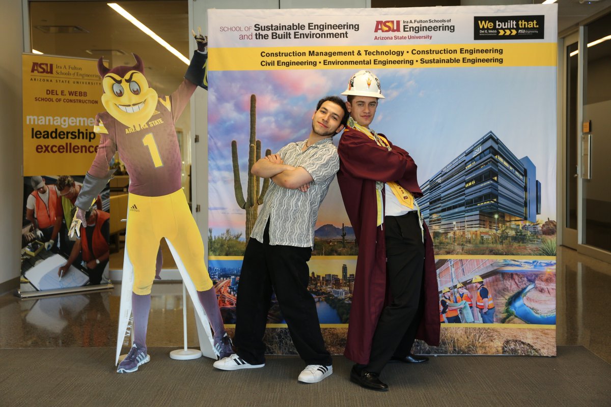 SSEBEatASU's tweet photo. 🎉 #ThrowbackThursday: View &amp; download your photos from the @SSEBEatASU Graduation Celebration for Undergraduates, then share with those who helped along your way! https://t.co/jxEcLv3M8F 🎓 📸 #ASUGrad #ASUEngineering #SSEBE #GraduationCelebration #Undergraduate #Students https://t.co/kyFNTE4i47