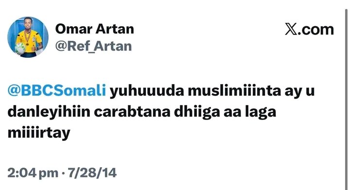 Abdizalan_'s tweet photo. Does the world not see the dark side of Omer Artan? This man hides behind his job at FIFA, but he is a man working for the failed government of Somalia. https://t.co/vwJT5wO3MT