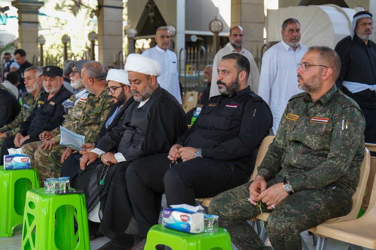 al_abbas_combat's tweet photo. فرقة العباس القتالية تشارك في مجلس تأبين آية الله العظمى الشيخ محمد إسحاق الفياض (رضوان الله عليه) في منطقة ما بين الحرمين الشريفين

لقراءة الخبر كاملا اضغط على الرابط التالي
https://t.co/lY0LKOIujt

===========
فرقة العباس القتالية
الإعلام المركزي
11 حزيران 2026
#عطاء_وفاء_فداء https://t.co/oG0hGb7AdT