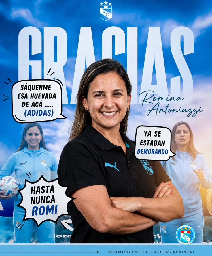 One_Alex_'s tweet photo. 🚨☣️⚠️ Después del enésimo papelón en las TRANSMISIONES de @ClubSCristal 

Los hinchas esperan la salida de Maléfica  digo Romina.Cero planificación y salen cagadones en sus transmisiones ( Audio, imagen , tardanzas etc).

Jefa de un área que NO COMUNICA⚠️

Chau Romi🌸🌸🌸 https://t.co/0XhsMNOqci
