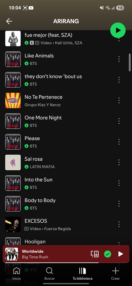 ninitetelf's tweet photo. @IoveIythv Una de mis playlist para cuando despierto y se acaban mis nocturnas y toda subir el volumen 🙂‍↕️🙂‍↕️🙂‍↕️ https://t.co/neqFf8mwex