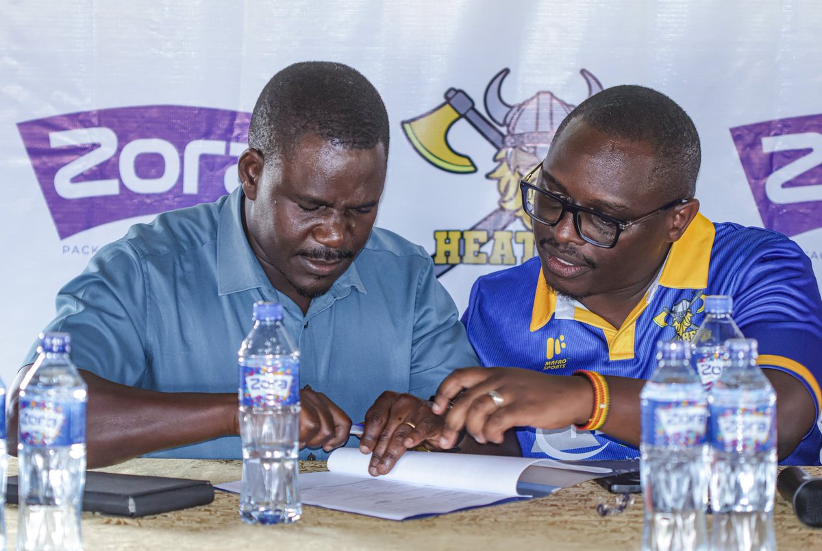DMugumisa's tweet photo. The #YellowMachine has a new hydration partner.

@HeathensRFC and @zora_water Packaged Drinking Water. Three years. It's official.

Every bottle sold at @KyadondoClub supports this mighty Club, along with all the rugby at it. That is the deal we have built.

#HeathensXZora #HeathensTuko #MunguNiWetu #KyadondoIsHome