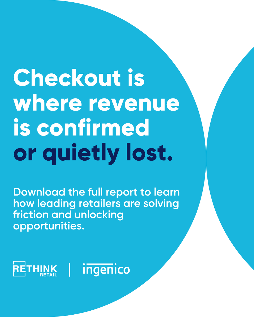 IngenicoNA's tweet photo. Checkout is where revenue is often won or lost.

In a competitive retail landscape, POS performance directly shapes whether a shopper completes a purchase.

Download our full report with @RETHINK_Retail for insights to drive growth.

👉 https://t.co/1CX2ehJJtf https://t.co/KGCR7959gB