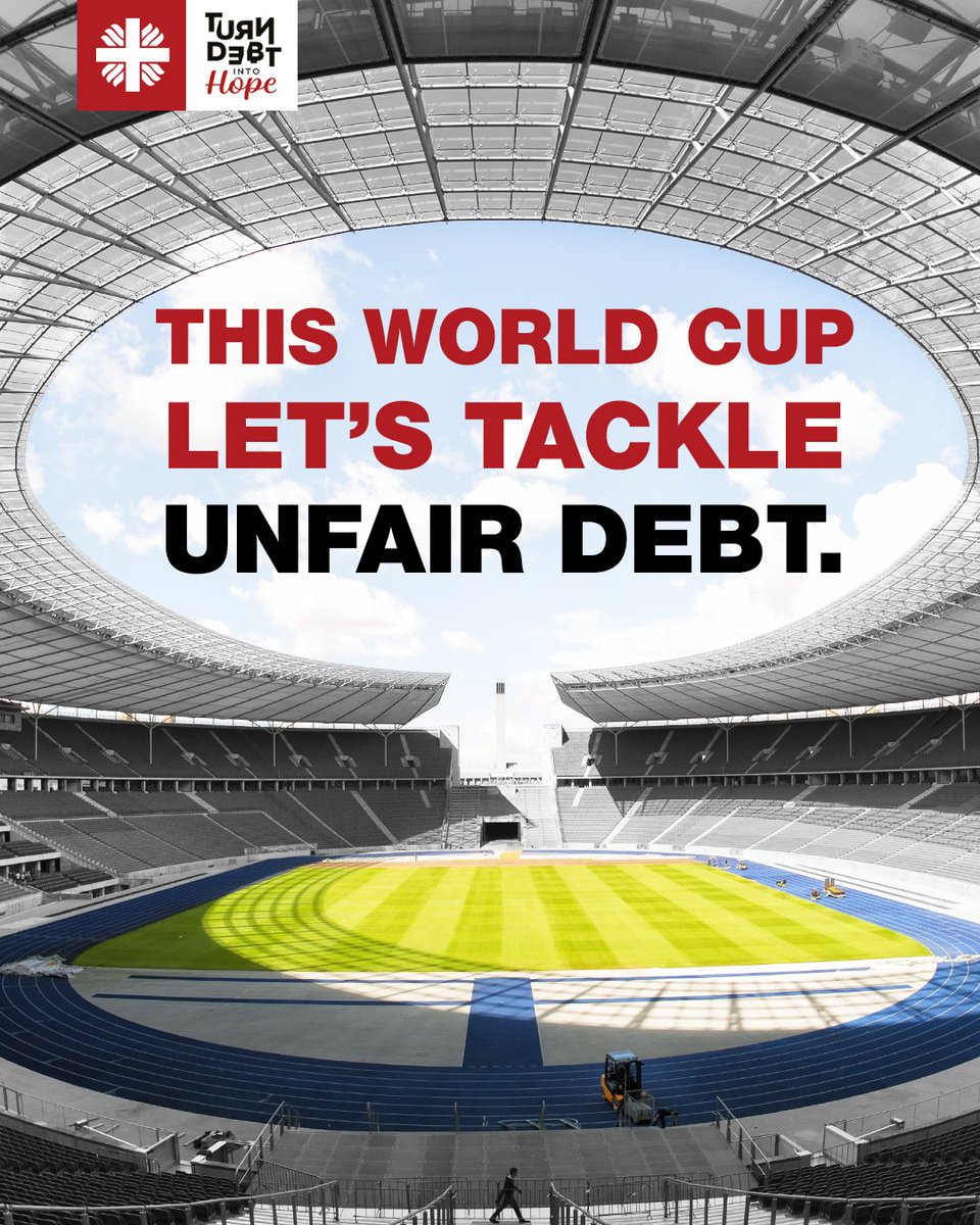 iamCARITAS's tweet photo. With the #WorldCup about to kick off, we join Pope Leo in praying it will be an opportunity for fraternity and encounter. 🙏⚽
While we cheer on our nations, we'll highlight why too many competing countries are paying the penalty for the global debt crisis
https://t.co/dF3RwO8GZz https://t.co/ykNUM0xUDT