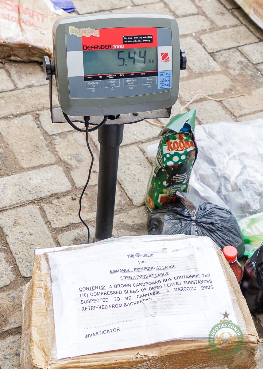 ncc1019's tweet photo. The Narcotics Control Commission (NACOC), in collaboration with the Ghana Standards Authority (GSA), has commenced a comprehensive scientific examination of narcotic exhibits earmarked for destruction as part of preparations for the 2026 World Drug Day Commemoration.
@JoyNewsOnTV https://t.co/mKFAJ3XHQs