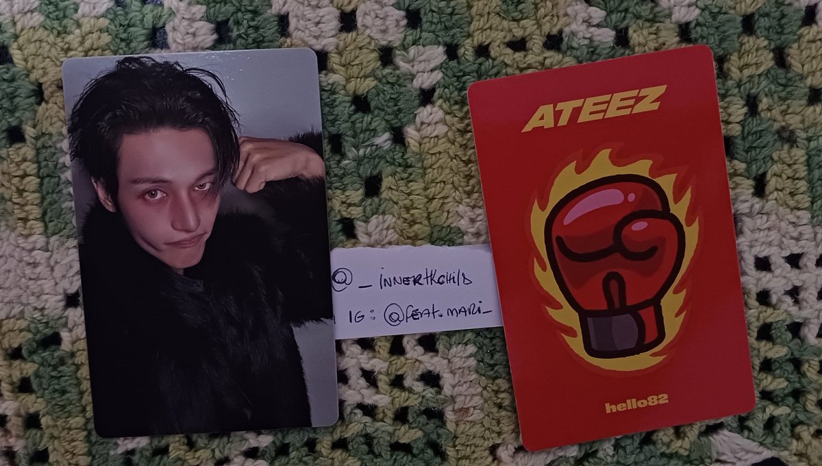 _innertkchild's tweet photo. WTS / VENDA ATEEZ PHOTOCARDS
pcs oficiais do álbum Golden Hour: Part.4
Vendo juntos ou separados.
Jongho - LATAM Exclusive RAWR Ver.
💵 R$ 70,00 + frete (ou R$ 85,00 com frete incluso)
Wooyoung - hello82 Digipack Square Up Ver.
💵 R$ 85,00 + frete (ou R$ 100,00 com frete incluso) https://t.co/Rn2ECNAPva