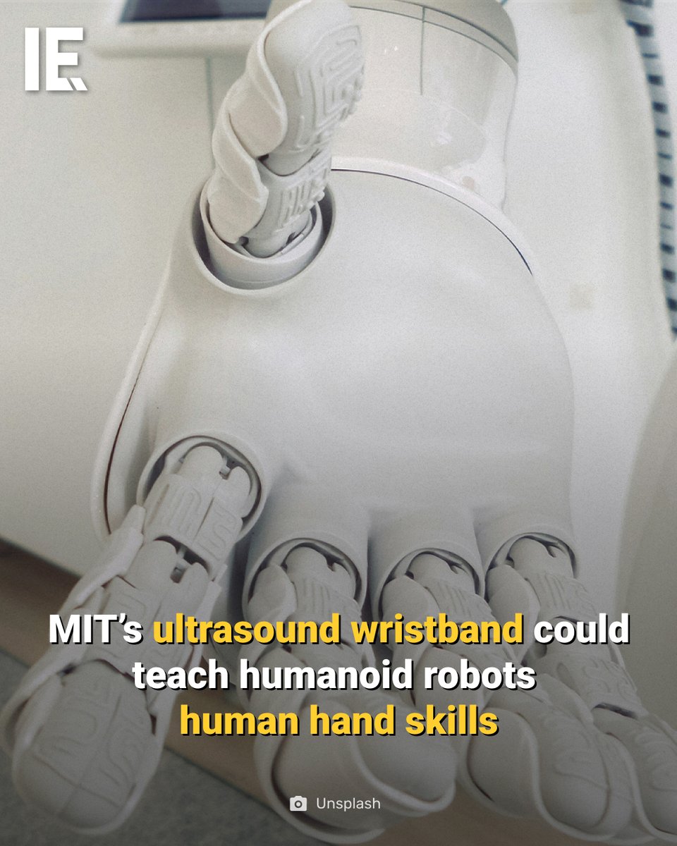 IntEngineering's tweet photo. A 256-channel ultrasound wristband can track muscle activity to reconstruct all 22 hand movements.
https://t.co/ByFBnwaqFf
#RoboticHand #UltrasoundWristband #HapticControl https://t.co/J3g5zOJiMn