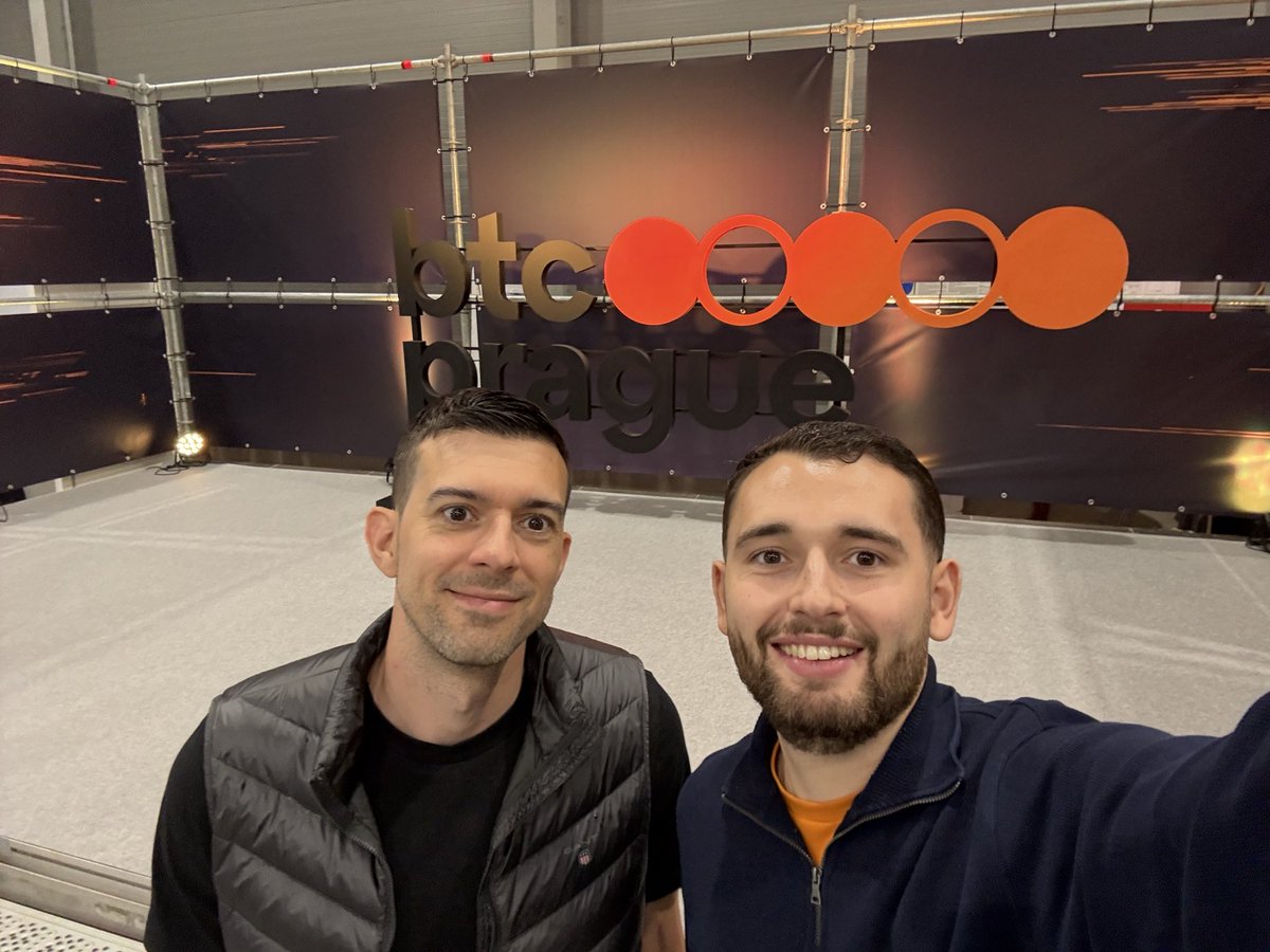 OneChairPod's tweet photo. One Chair is at @BTCPrague 🪑

Come say hi if you’re around! Happy to talk bitcoin treasuries. https://t.co/SpiUUNY38o