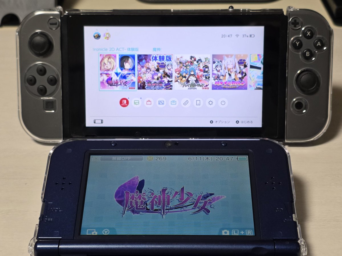 Raso_AIR's tweet photo. 今回は珍しいゲーム紹介をします
かなりのキャラゲーなんですが、高校時代に買ったゲームがNew3DSで発掘出来たのでSwitchでも色々入れてみました
知らない内に音ゲーが出来たらしく、オーディオマニア的には嬉しい機会なので早速遊んでみます✨
#魔神少女 #ルディミカル https://t.co/bwUMcnFFv4