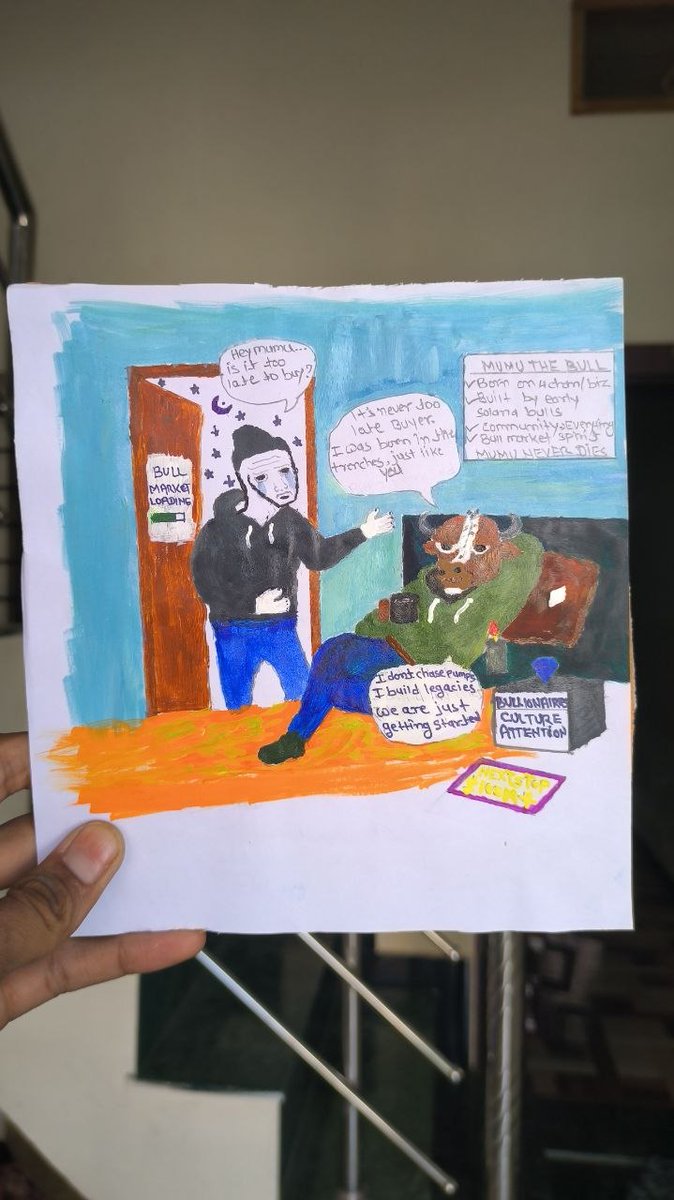 durgaprasad9612's tweet photo. @mumu_bull @alphafarmar My entry for the $MUMU art competition 

 $MUMU The Bull 🚀 

@mumu_bull @Pumpfun https://t.co/1490GdfZ3A