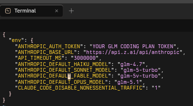 logic's tweet photo. If you are @Zai_org subscriber using #ClaudeCode - you now can setup #Fable model and route to one more model from coding plan.
If you are looking at sub $20 plan, GLM coding plan is still good one, esp GLM5T for your clankers. 10% off at https://t.co/yBkxQOBy92 https://t.co/A3un3R8F8w