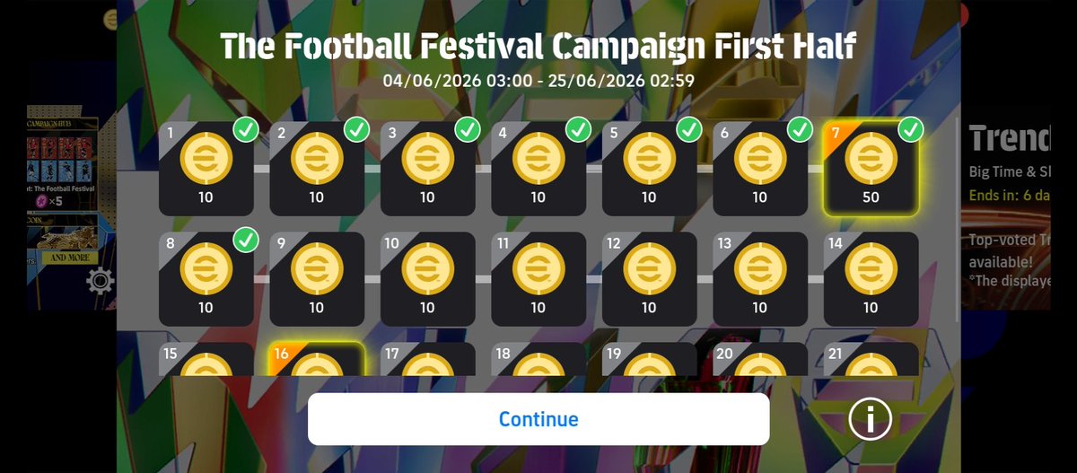 Konamipikin8's tweet photo. Day 8 of saving my festival campaign coins
For Ronaldo โค๏ธ๐
#EfootballTwitter https://t.co/S0ObNjT0XH