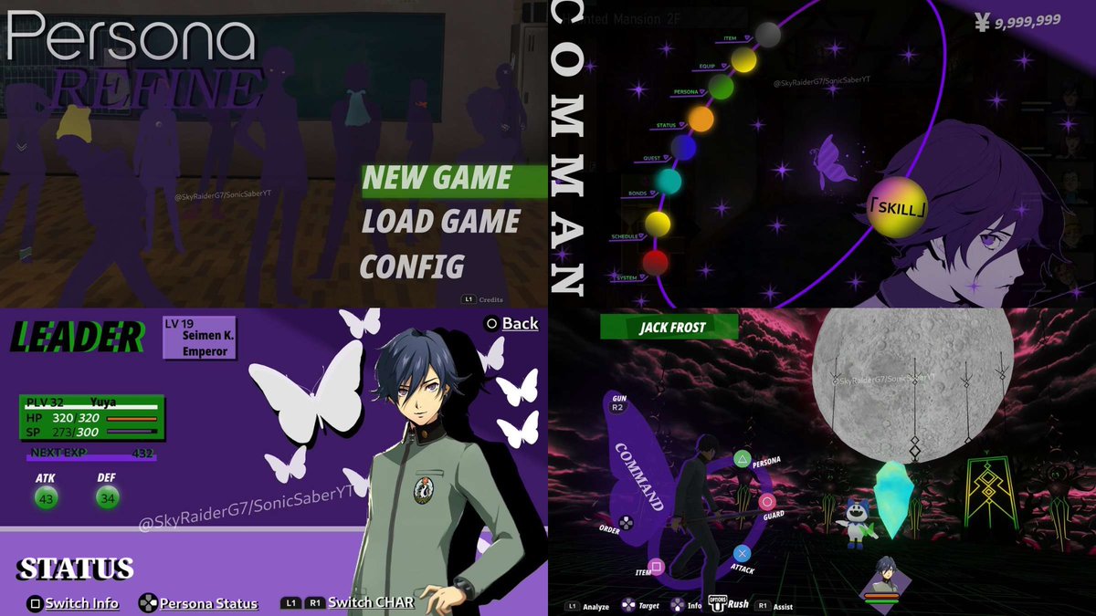 SkyRaiderG7's tweet photo. Yes. I want P1R to reutilize the solar bubble design for ui while P2R expands on the psp ui. Add fusion spells to 1 and make them cause 2 mores, while it takes two to three normal weakness attacks to get a 1 more, Kiseki grid for P1, and link episodes to add offscreen material https://t.co/nEArLG6dvJ