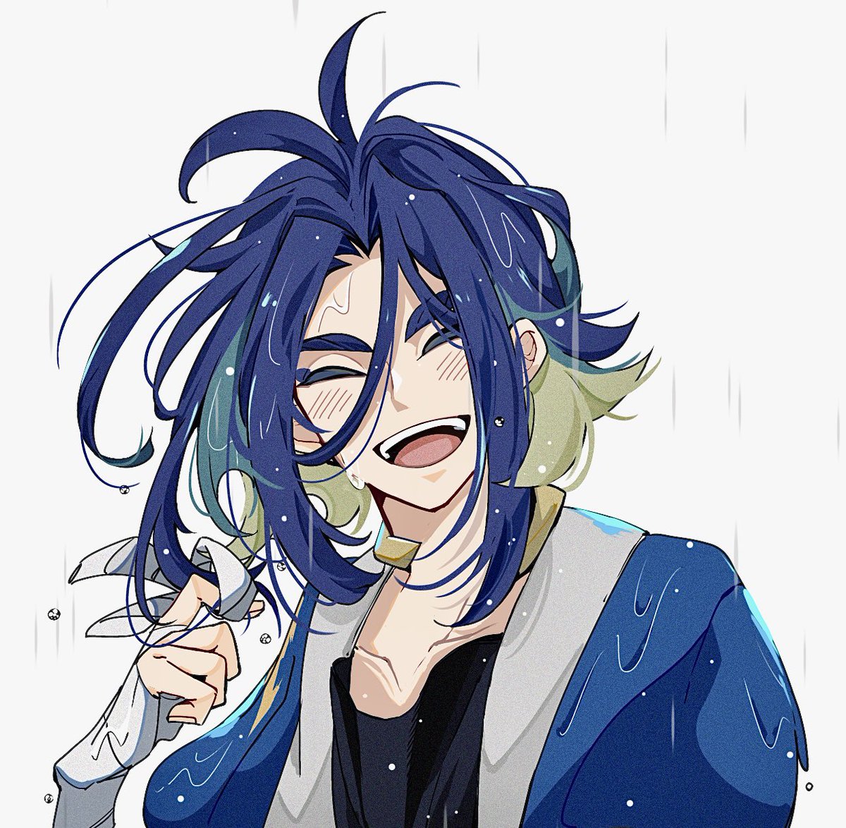 cocoa_s3's tweet photo. 雨宿りしない系色男🌧️ https://t.co/NkcHqyPLiH