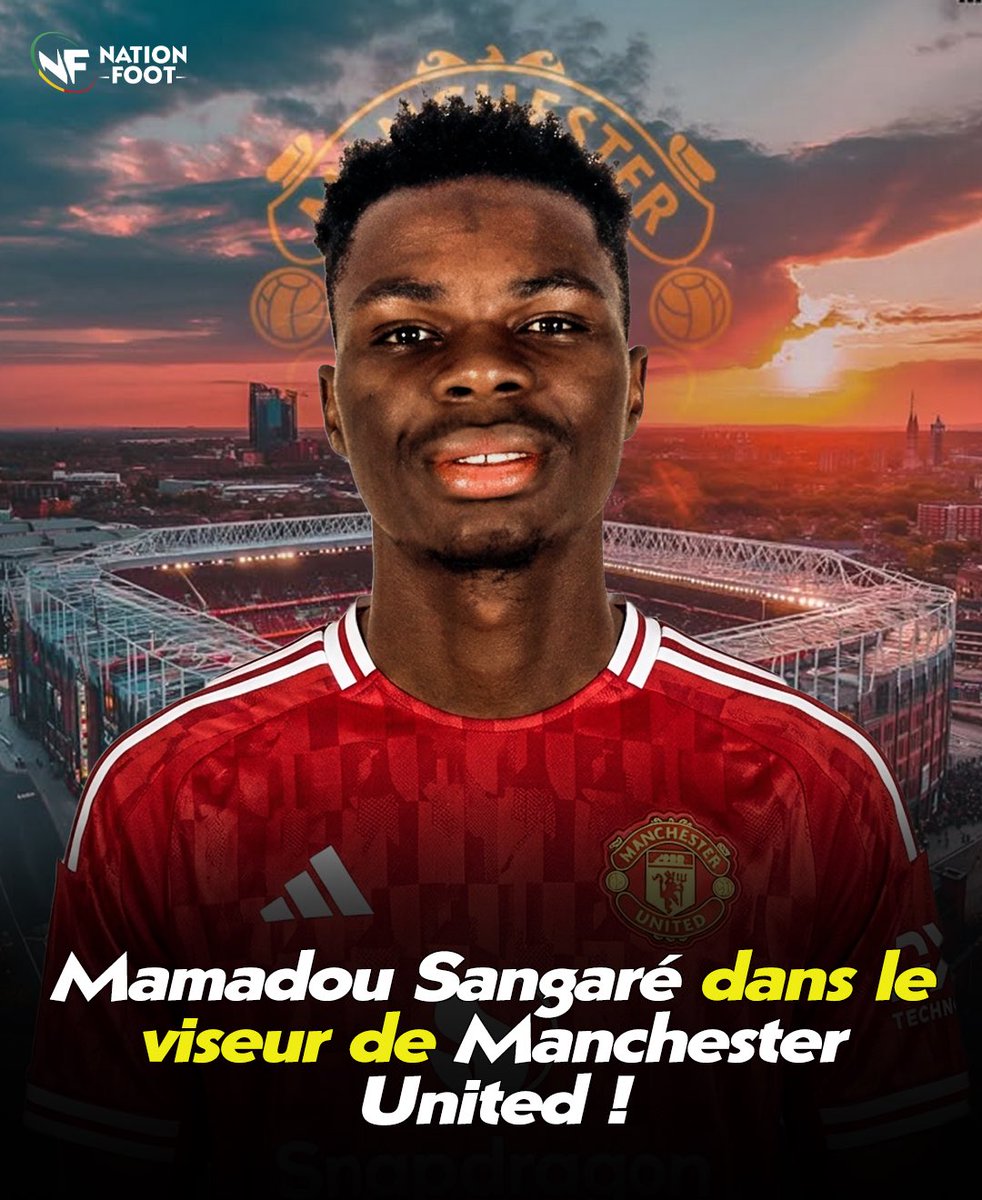 nationfootmali's tweet photo. 🚨🇲🇱 Mamadou Sangaré affole l’Europe : Manchester United prépare une offre pour le milieu malien du RC Lens, valorisé à près de 40 M€ ! https://t.co/bCOoW2wHak