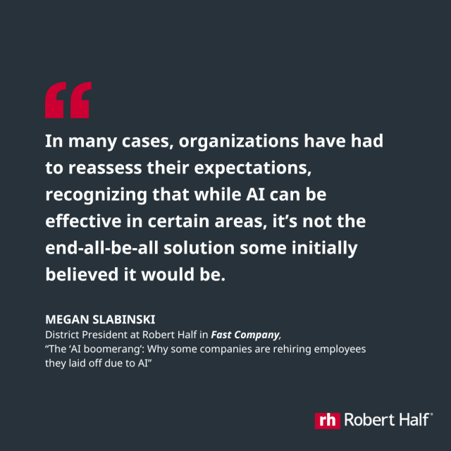 peachydust161's tweet photo. As Megan Slabinski shared with Fast Company, many companies are realizing that while AI can be a powerful tool, it can't fully replace the judgment, oversight, and institutional knowledge that people bring to the table. #AI #FutureOfWork #WorkforceTrends https://t.co/ckGc9sLSOW https://t.co/Kqy8TNtjuO