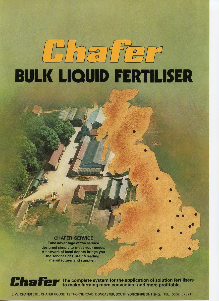 nexuschafer's tweet photo. So, in 1978 - the year before the first @CerealsEvent (which was called Barley '79 back then), and before social media and websites, this is how we used to advertise our #cropsrayers! #ThrowbackThursday #CropSprayer #farming https://t.co/MrX61EfU6G