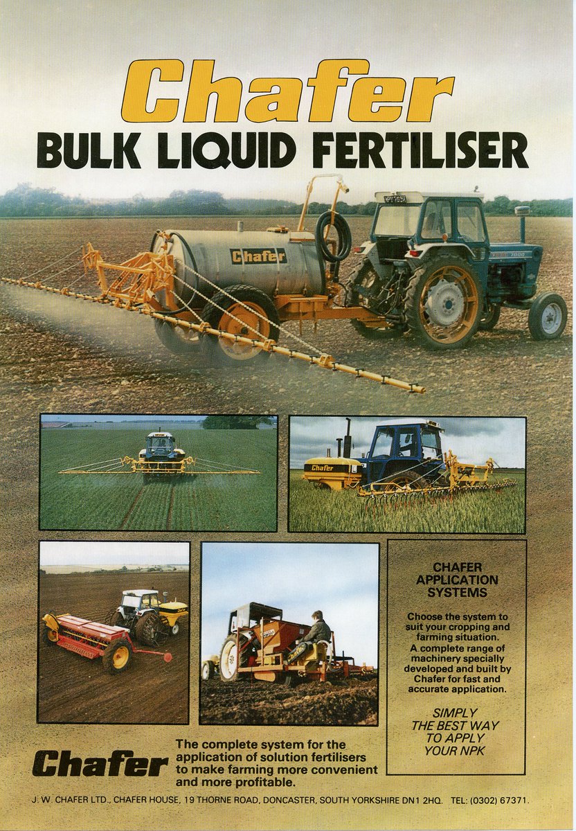 nexuschafer's tweet photo. So, in 1978 - the year before the first @CerealsEvent (which was called Barley '79 back then), and before social media and websites, this is how we used to advertise our #cropsrayers! #ThrowbackThursday #CropSprayer #farming https://t.co/MrX61EfU6G