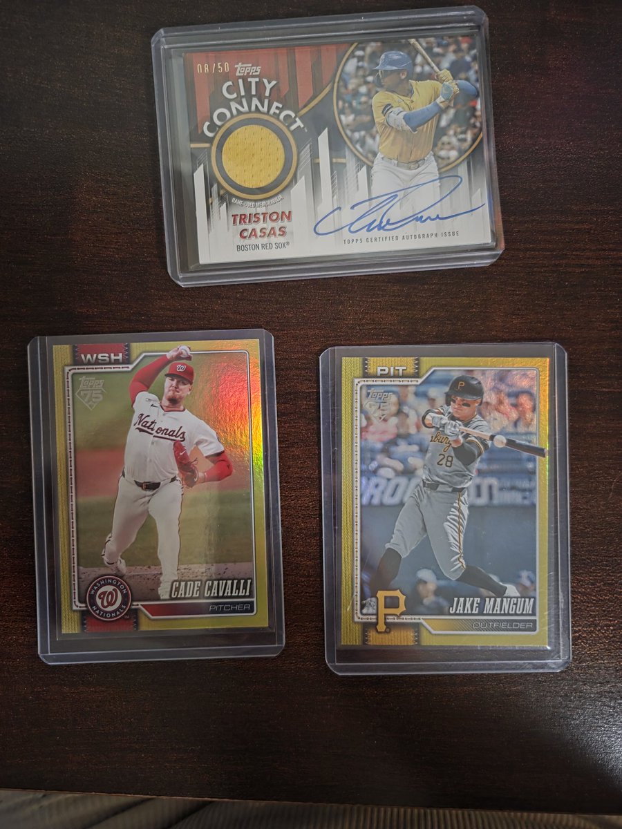 krazicrypto's tweet photo. Topps 2026 series 2 hobby box hits @CardPurchaser https://t.co/AdfMpMKKo0