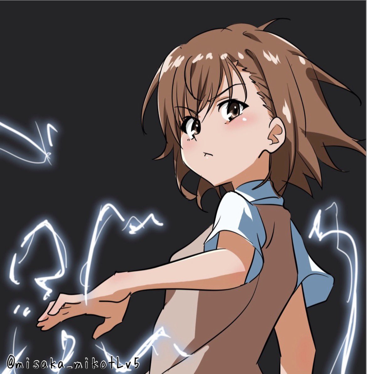 misaka_mikotLv5's tweet photo. 御坂美琴ちゃん描いてみた！！⚡️
#とある科学の超電磁砲 
#イラスト https://t.co/q0GMidLobn