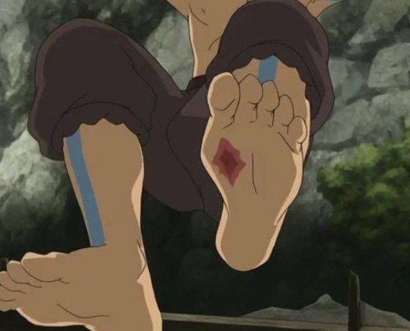 michaelkhaycee's tweet photo. Electricity always looks for the fastest path to Ground. When Aang took the lightning to the back, the electricity would have traveled through his body and down towards his lowest foot as it searched for Ground.

Not only did the animators include this, they remembered for the future (Sozin’s Comet Part I).